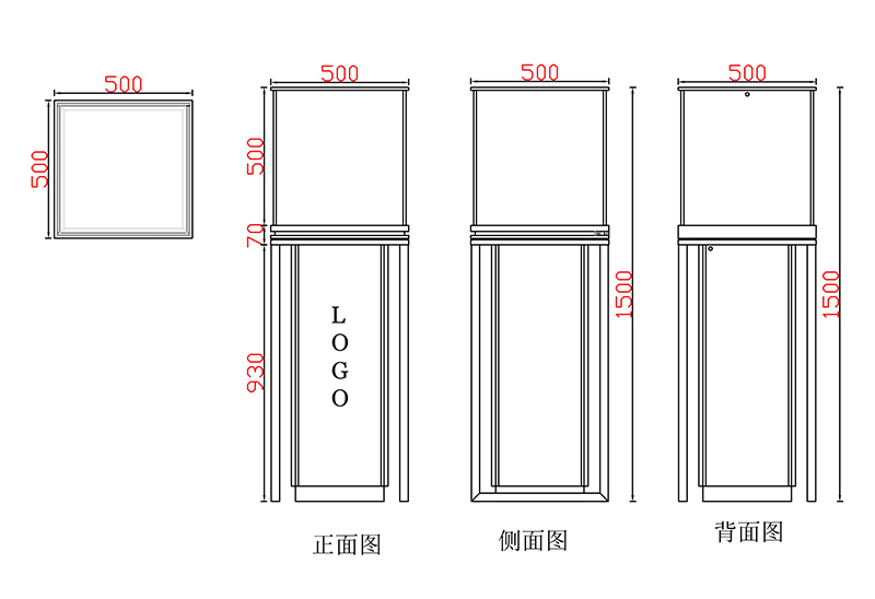 珠宝精品柜F款-3号花纹